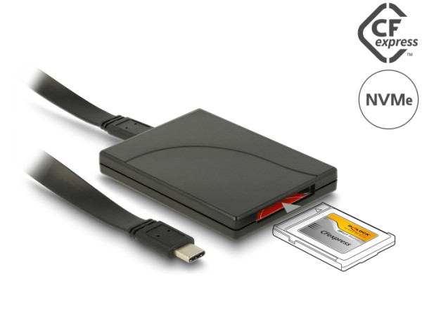 DeLOCK 91749 Kartenleser USB 3.1 Gen 2 Type C Schwarz (91749)