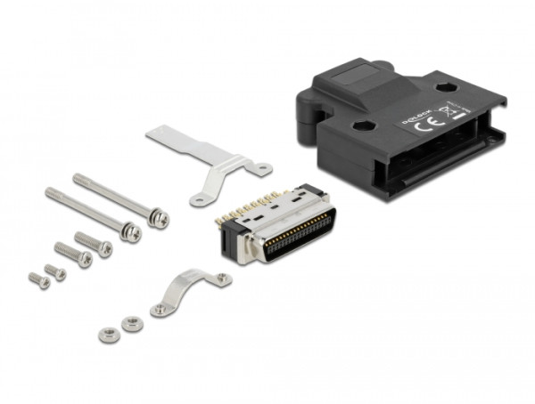 DeLOCK MDR Stecker 36 Pin Lötanschluss mit Gehäuse (66624)