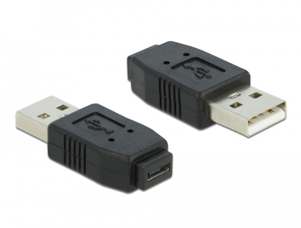 DeLOCK Adapter USB micro-A+B Buchse zu USB2.0-A Stecker (65029)