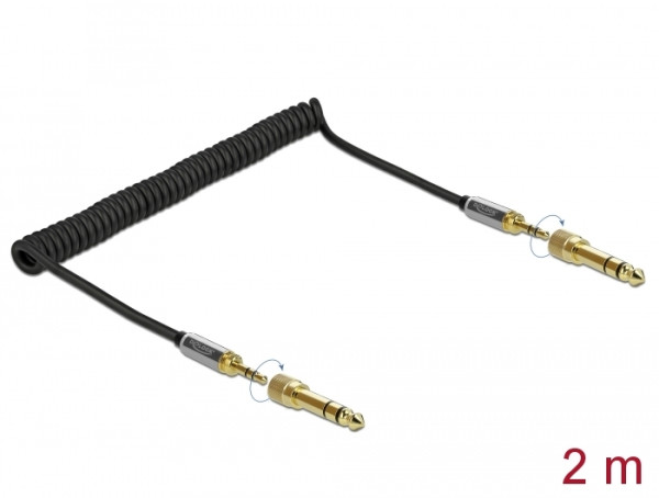 DeLOCK 85837 Audio-Kabel 2 m 3.5mm Schwarz (85837)
