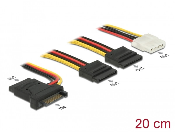 DeLOCK 60171 Internes Stromkabel 0,2 m (60171)