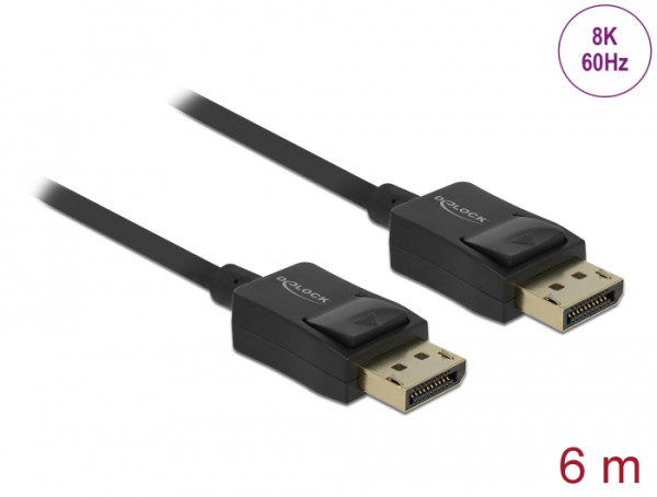 DeLOCK 85305 DisplayPort-Kabel 6 m Schwarz (85305)