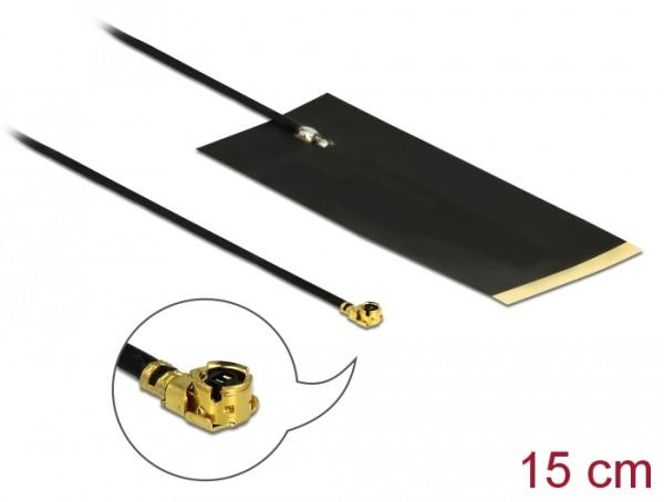 DeLOCK 12615 Netzwerk-Antenne MHF -2,63 dBi (12615)