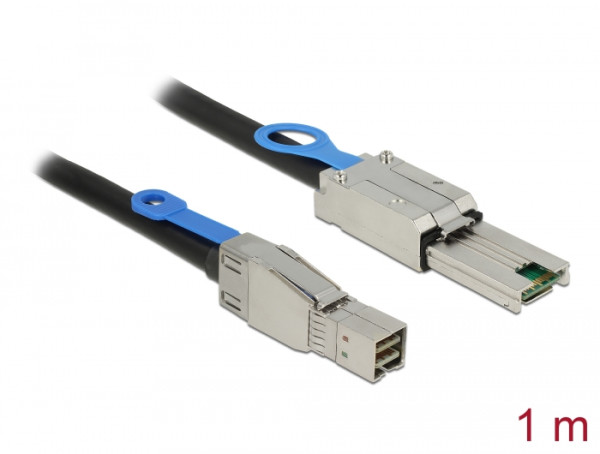 DeLOCK 83734 Serial Attached SCSI SAS-Kabel 1 m Schwarz (83734)