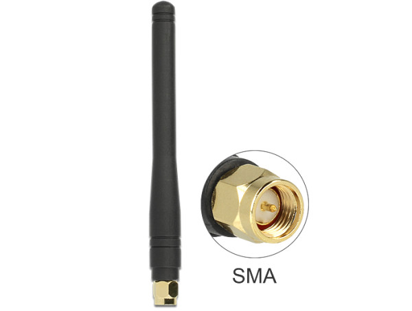 DeLOCK 88914 Netzwerk-Antenne Omnidirektionale Antenne SMA 2,5 dBi (88914)