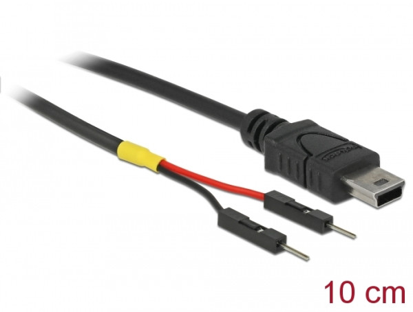 DeLOCK 85412 USB Kabel 0,1 m Mini-USB B Schwarz (85412)