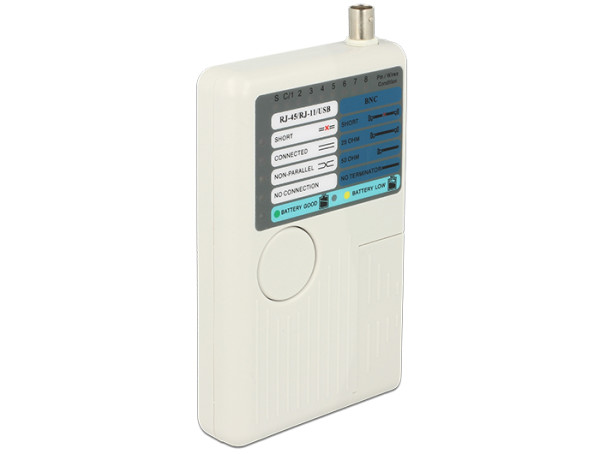 DeLOCK 86106 Netzwerkkabel-Tester Weiß (86106)