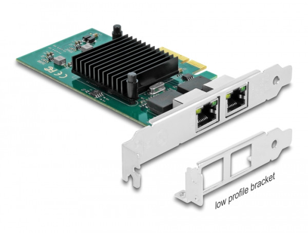 DeLOCK PCI Express x4 Karte 2 x RJ45 Gigabit LAN i82576 (89021)