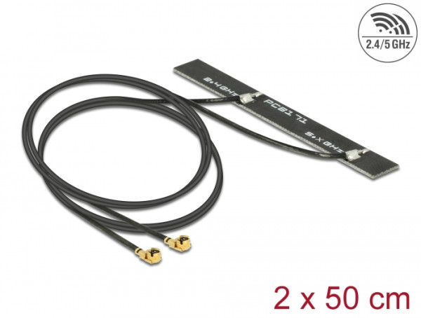 DeLOCK 89457 Netzwerk-Antenne MHF 5 dBi (89457)