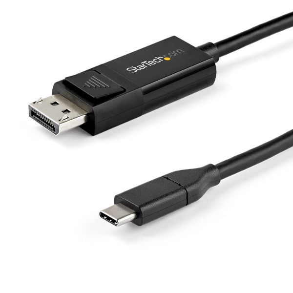 StarTech.com 1m USB-C auf DisplayPort 1.4 Kabel 8K 60Hz/4K - Bidirektionales DP auf USB-C oder USB-C auf DP Alt Mode Videoadapter/Kabel - HBR3/HDR/DSC - USB-C/Thunderbolt 3 kompatibel (CDP2DP141MBD)