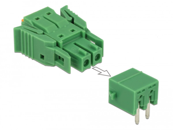 DeLOCK 65952 Anschlussblock Grün (65952)