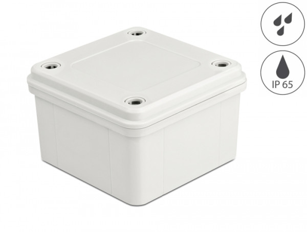 DeLOCK Installationsgehäuse IP65 wasserdicht 96 x 96 x 60 mm grau (60396)
