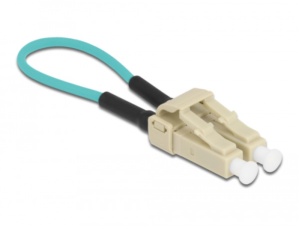 DeLOCK LWL Loopback Adapter LC / OM3 Multimode beige (86931)
