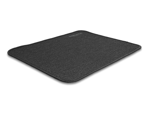 DeLOCK Mauspad Glitzer-schwarz 300 x 245 mm (12112)