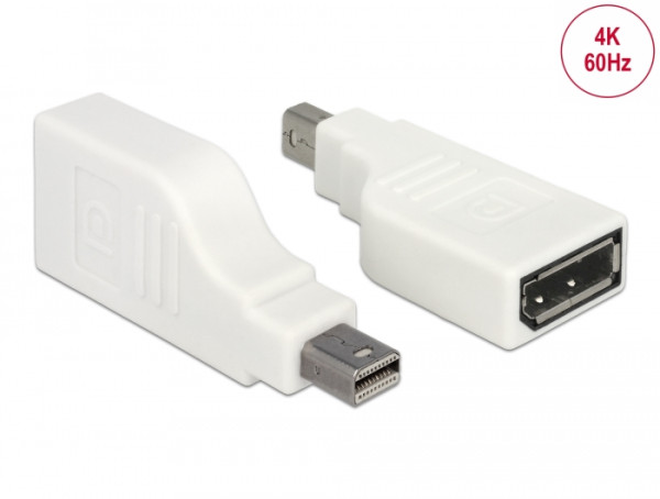 DeLOCK 65867 Kabeladapter mini Displayport Displayport Weiß (65867)