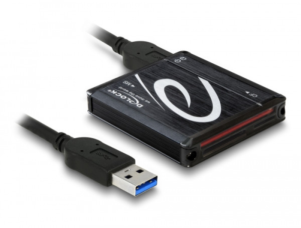 DeLOCK USB 3.0 Card Reader All in 1 Kartenleser USB 3.2 Gen 1 3.1 Gen 1 Schwarz (91704)