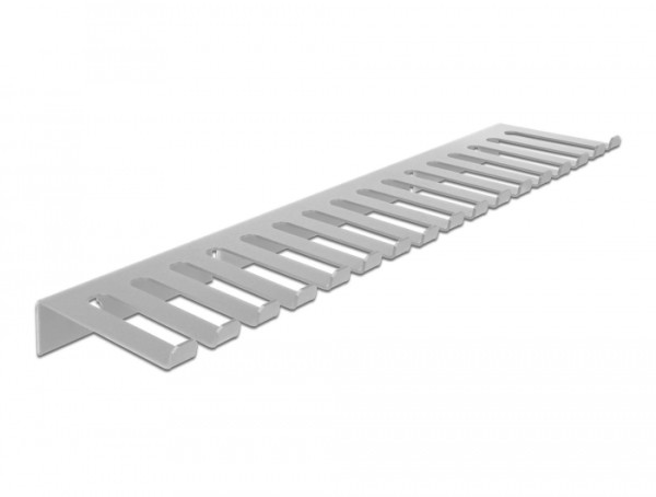 DeLOCK Kabelhalterung 325 x 90 mm zur Wandmontage grau (66887)