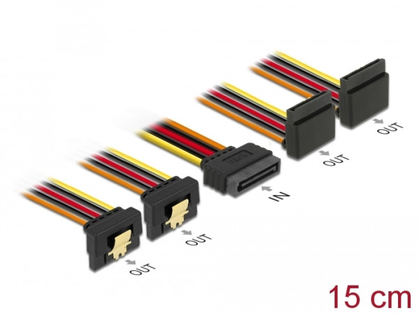 DeLOCK 60153 Internes Stromkabel 0,15 m (60153)