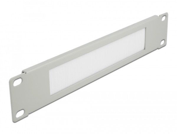 DeLOCK 10″ Kabelmanagement Bürstenleiste 1 HE grau (66531)