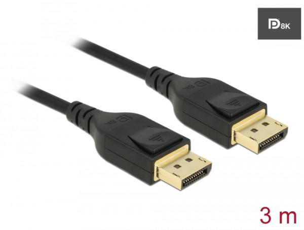 DeLOCK 85661 DisplayPort-Kabel 3 m Schwarz (85661)