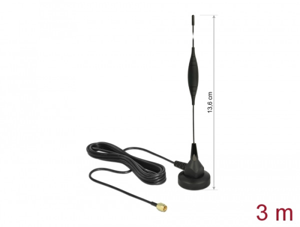 DeLOCK 12422 Netzwerk-Antenne Omnidirektionale Antenne SMA 5 dBi (12422)