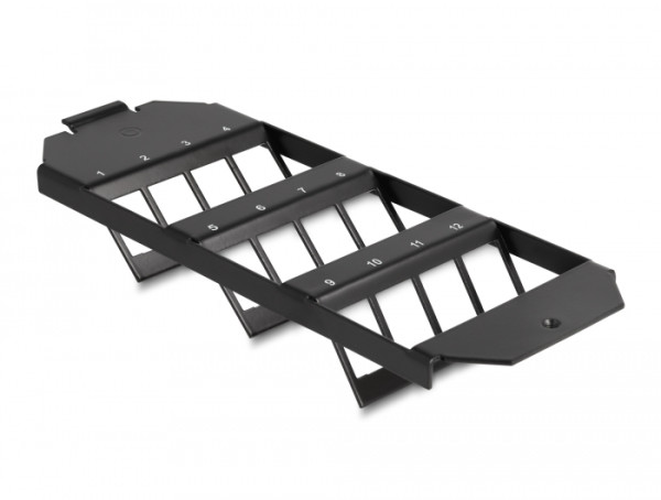 DeLOCK Keystone Halterung 12 Port für Bodentank (88063)
