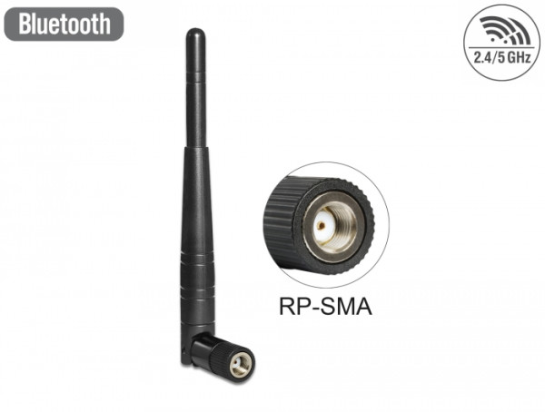 DeLOCK 88461 Netzwerk-Antenne Omnidirektionale Antenne RP-SMA 3 dBi (88461)