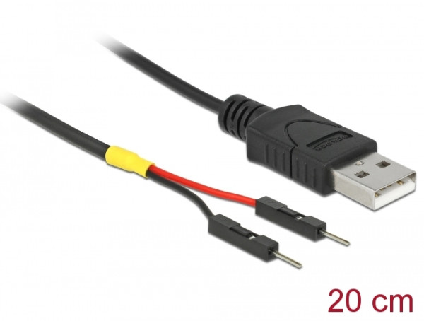 DeLOCK 85401 USB Kabel 0,2 m USB A Schwarz (85401)