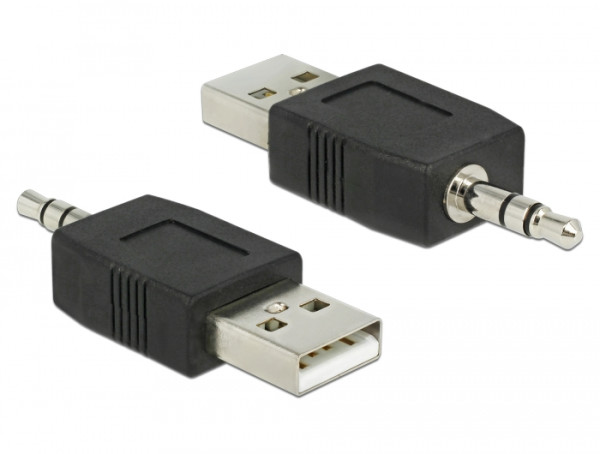 DeLOCK 66069 Kabeladapter USB A 3.5 Schwarz (66069)