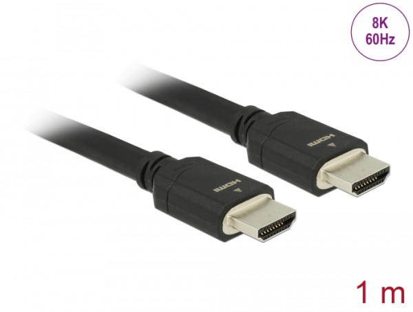 DeLOCK 85293 HDMI-Kabel 1 m HDMI Typ A Standard Schwarz (85293)