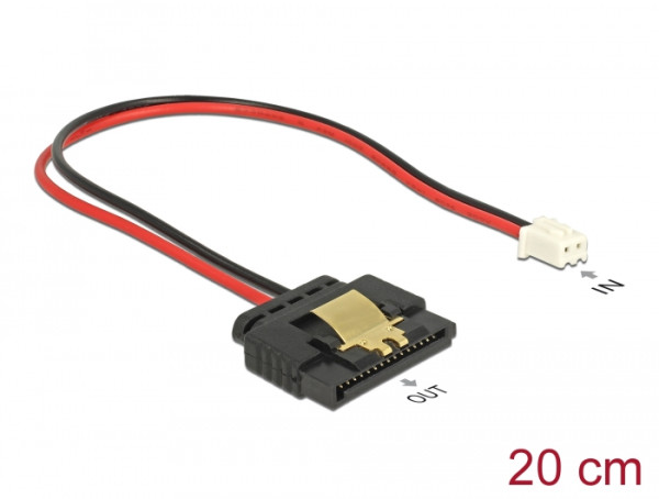 DeLOCK 85336 SATA-Kabel 0,2 m SATA 15-Pin Mehrfarbig (85336)