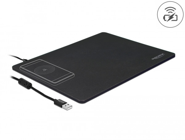 DeLOCK 12595 Mauspad Schwarz (12595)
