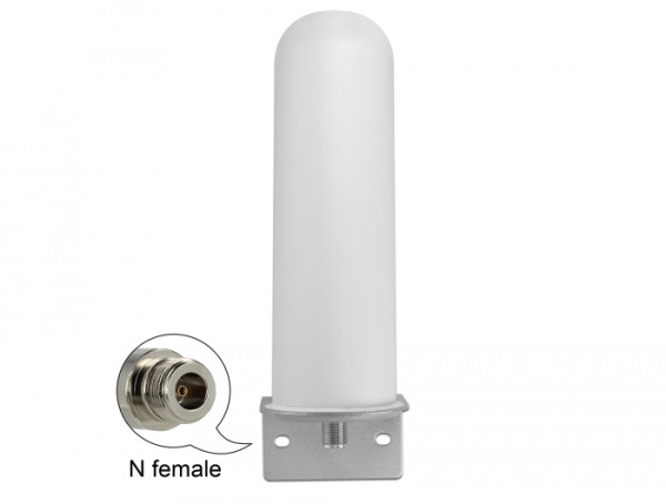DeLOCK 12571 Netzwerk-Antenne Omnidirektionale Antenne N-Typ 6 dBi (12571)