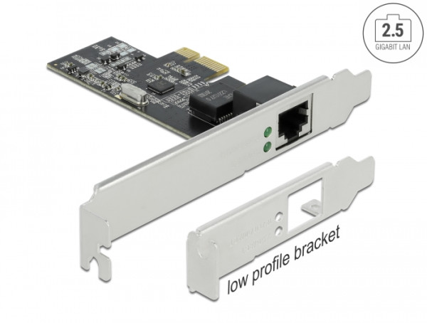 DeLOCK PCI Express x1 Karte 1 x RJ45 2,5 Gigabit LAN RTL8125 (89564)