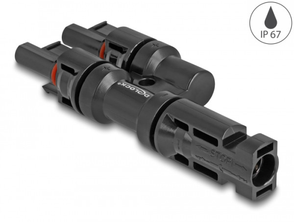 DeLOCK DL4 Solar Konnektor 1 x Stecker zu 2 x Buchse (60022)