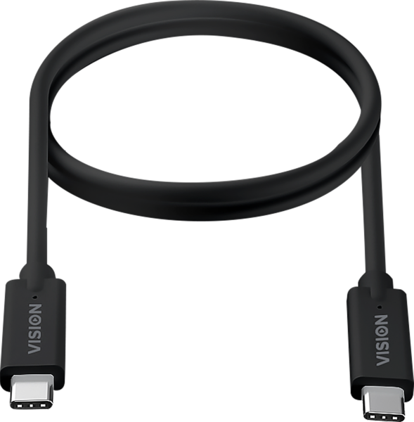 Vision TC 1MUSBC/BL USB Kabel USB 3.2 Gen 1 3.1 Gen 1 1 m USB B USB C Schwarz (TC 1MUSBC/BL)