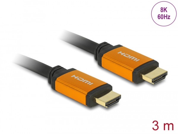 DeLOCK High Speed HDMI Kabel 48 Gbps 8K 60 Hz 3 m (86987)