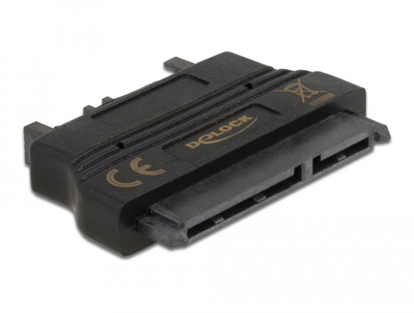 DeLOCK Adapter SATA SATA 22-pin FM SATA 13-pin M Schwarz (61694)
