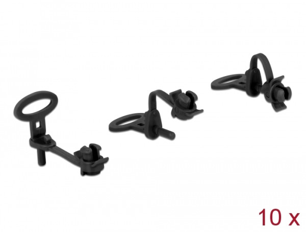 DeLOCK Abstandshalter für Platine schwarz 10 Stück (60190)