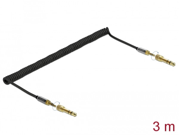 DeLOCK 85838 Audio-Kabel 3 m 3.5mm Schwarz (85838)