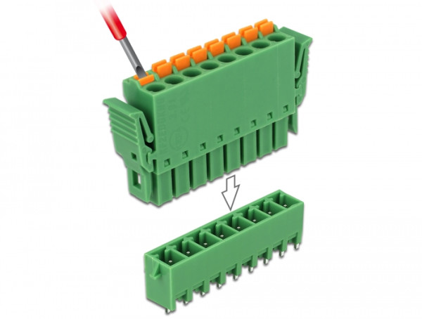 DeLOCK 65974 Anschlussblock Grün (65974)