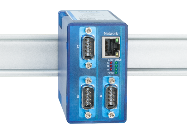 W&T Com-Server PoE 3x isolated, 3x RS232/RS422/RS485, 10/100BT (58662)