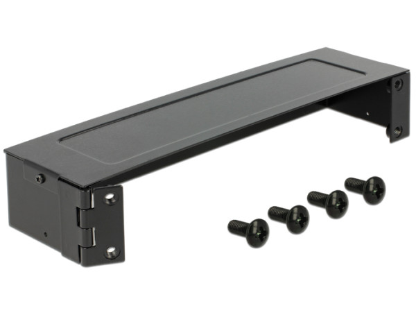 DeLOCK 43303 Rack 1U Wandmontiertes Regal Schwarz (43303)
