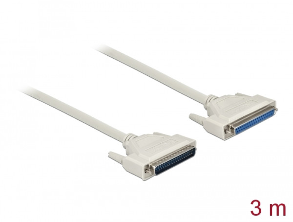 DeLOCK Serielles Kabel D-Sub 37 Stecker zu Buchse 3 m (86884)