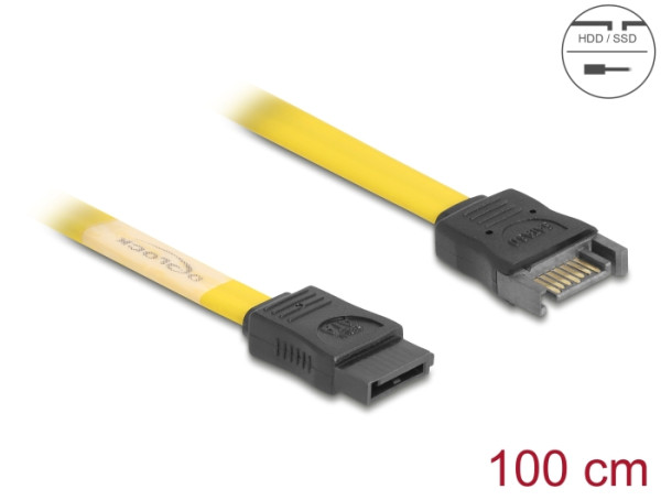 DeLOCK 1m SATA III SATA-Kabel Braun (82856)