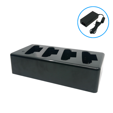 UNITECH EA520 4-slot terminal charging cradle with 12V/5A (5000-900100G)