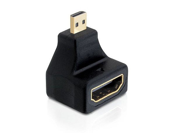 DeLOCK 65270 Kabeladapter 19-p micro HDMI-D M 19-p HDMI-A F Schwarz (65270)