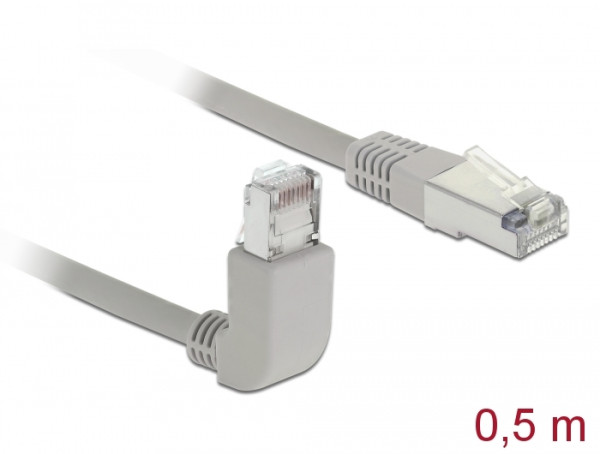 DeLOCK 0.5m Cat.6A SSTP Netzwerkkabel Grau 0,5 m Cat6a S/FTP S-STP (83644)