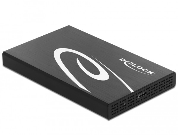 DeLOCK Externes Gehäuse für 2.5″ SATA HDD / SSD mit SuperSpeed USB 10 Gbps USB 3.1 Gen 2 (42611)