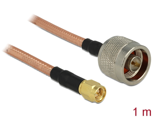 DeLOCK 88897 Koaxialkabel RG-142 1 m SMA (88897)